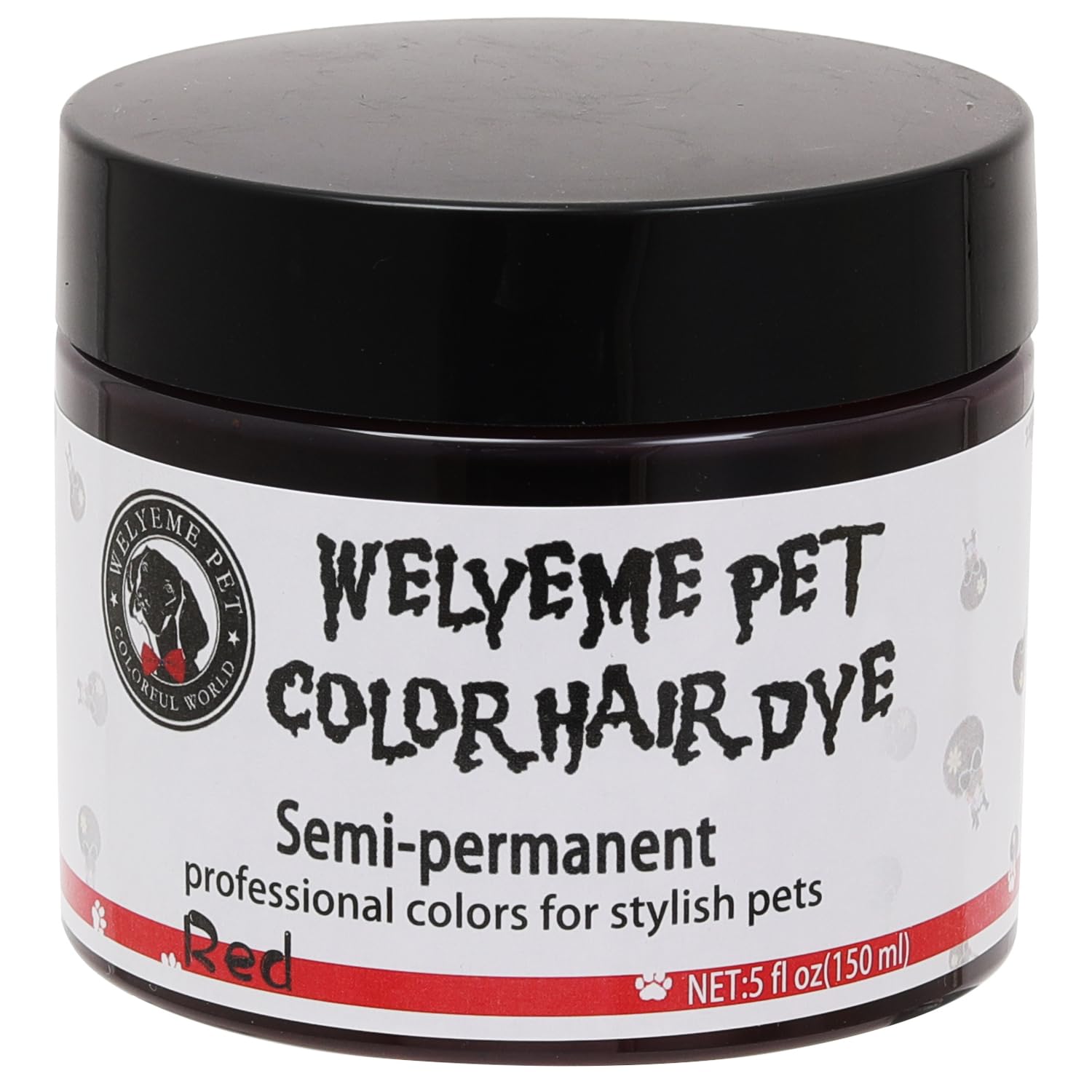 WELYEME Semi-Permanent Dog Hair Dye, Food-Grade Pigment Dog Dye, Pet Hair Dye Used by Grooming Salons, Cats and All Pets Can be Bathed