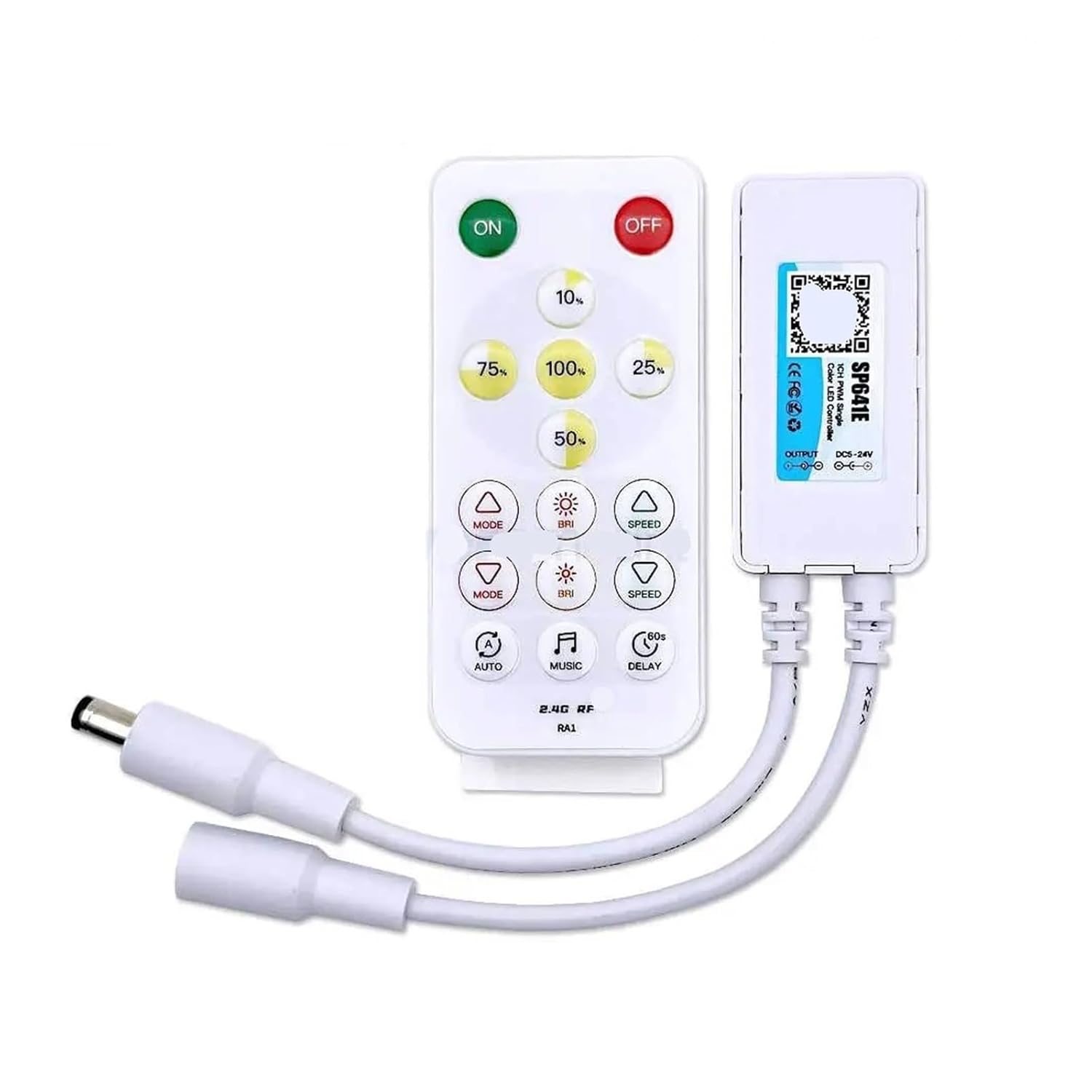SP641E-SP645E DC5V 12V 24V PWM 2.4G LED Controller Music(SP642E CCT 3Pin)