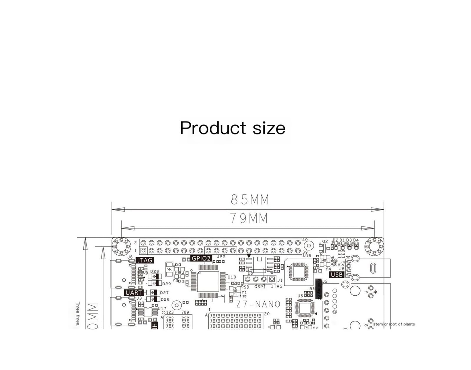 Carte de développement FPGA ZYNQ Core Board 7020 7010 PYNQ Interface réseau Double Z7-Nano(Nano7010C(Enterprise Edition))