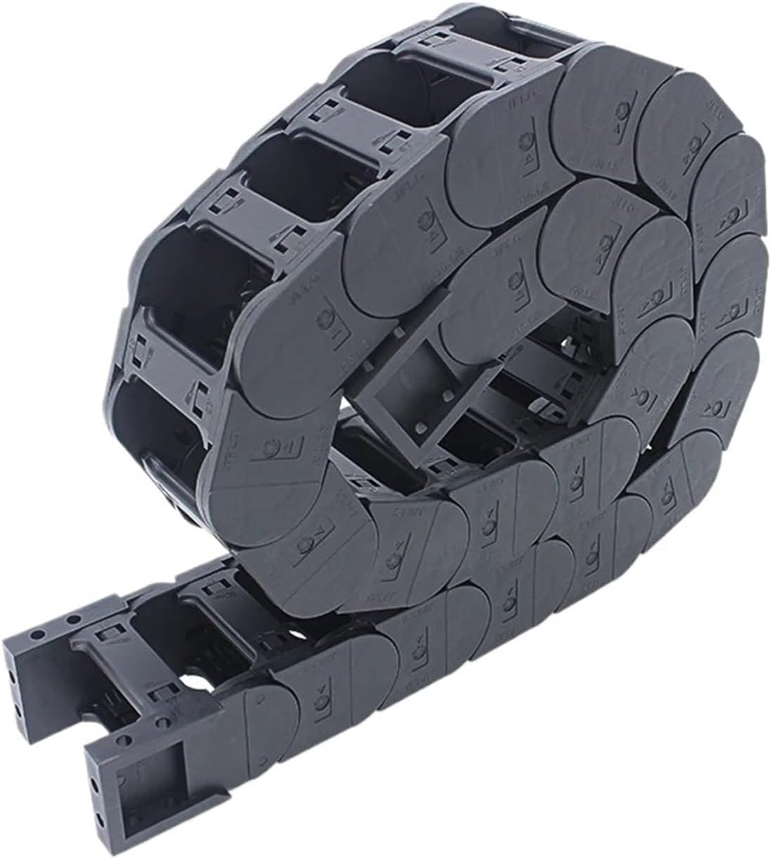 BIRAN 1-Meter Cable Drag Chain.Series of J30Q.1.S-Bridge Type Open of Both Side(75mm,30x60 mm-FJT)