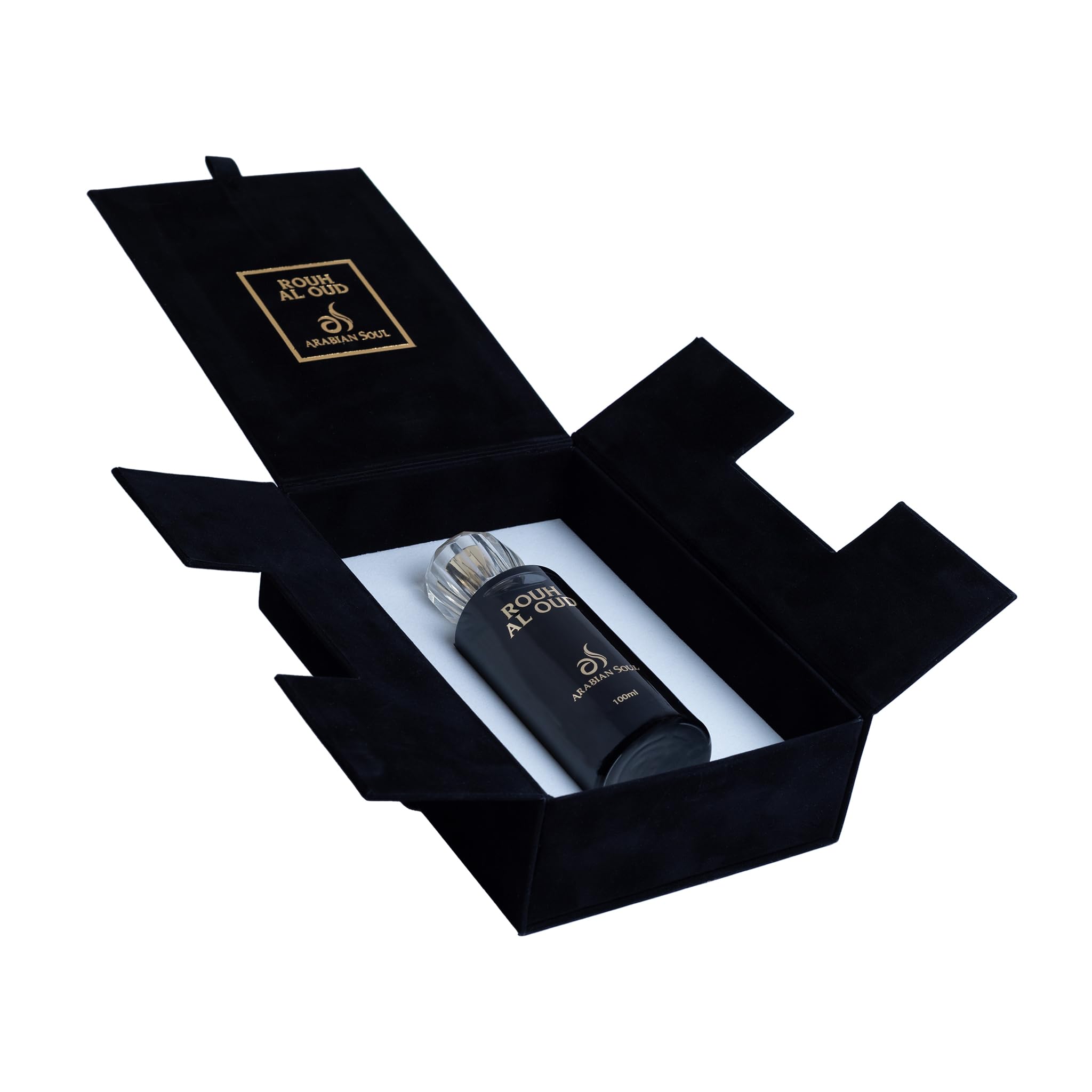 ROUH AL OUD, Unisex Eau de Parfum, 100 ml, Amber-Oud-Rose Fragrance, Premium Long-Lasting Oriental Perfume with Woody and Spicy Notes