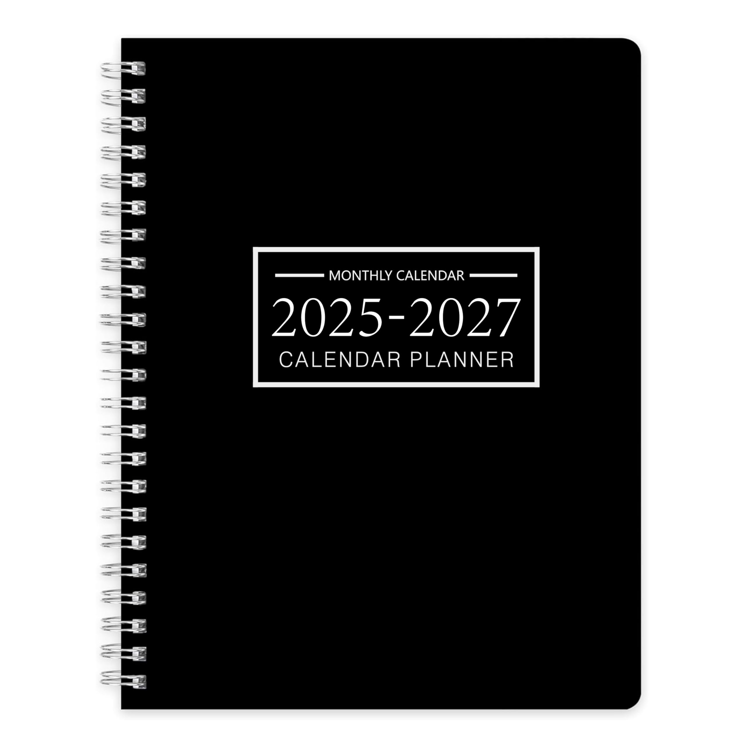 Monthly Planner 2026-2027, 2026 Calendar 18 Months Planner, January 2026 - June 2027, 8.5" x 11", 2026 Academic Calendar Hard PVC Cover with Spiral