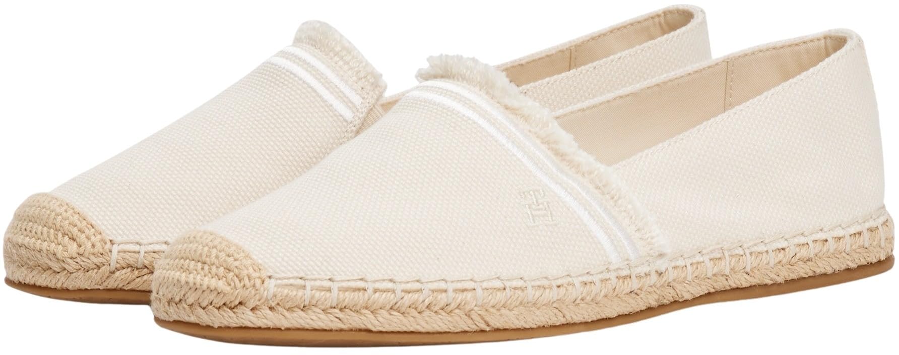 Tommy Hilfiger Alpargatas Mujer Fringe Canvas Closed con Logotipo