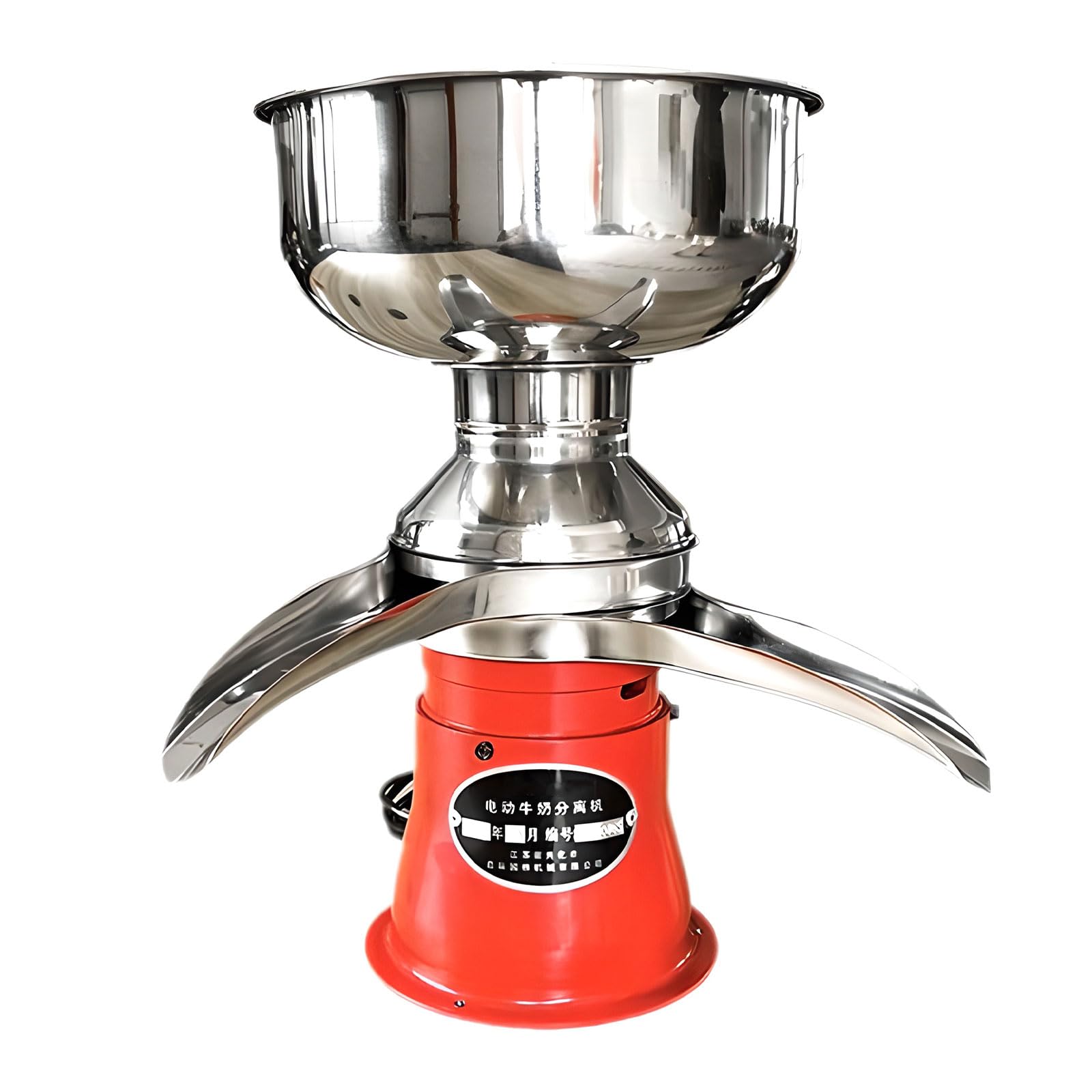 Electric Milk Centrifuge, 50 L/h Milk Cream Separator Machine, 8L Fresh Milk Cream Separator for Milk/Sheep Milk/Goat Milk/Camel Milk