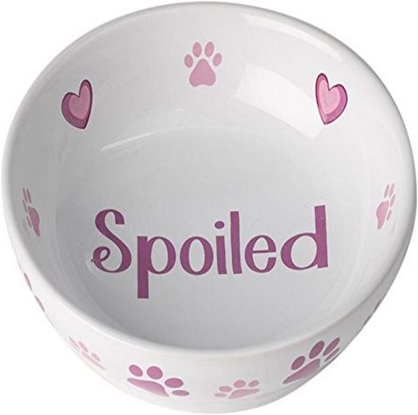 PetRageous Pink, Lila's, Spoiled White, 1 Cup Saucer