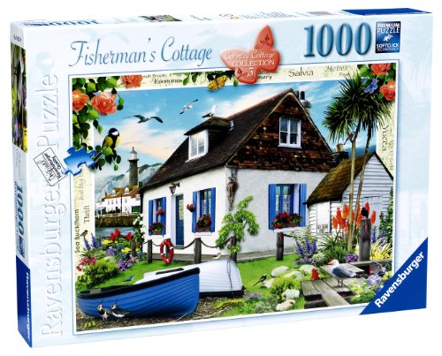 Preisvergleich Produktbild Ravensburger Landhaus, Kollektion Nr. 3, die Fischerhütte, 1000 Teile Puzzle