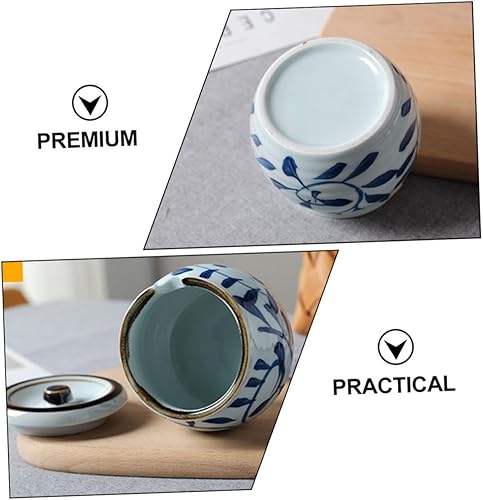 Miniatura 2 de Salero de cerámica, recipiente de vinagre de cerámica, recipientes de almacenamiento de cerámica, recipientes de azúcar, recipiente de café,