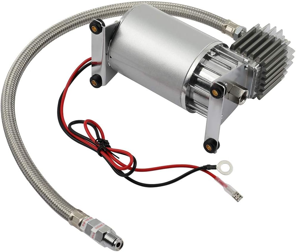 AINTIER Heavy Duty Air Horn Compressor 150 PSI 12V Universal Train Cars Air Horns Compressor for Vehicles Semi Pickup Trucks Air Suspension Compressor Kit Fits all 12V Vehicles Silver