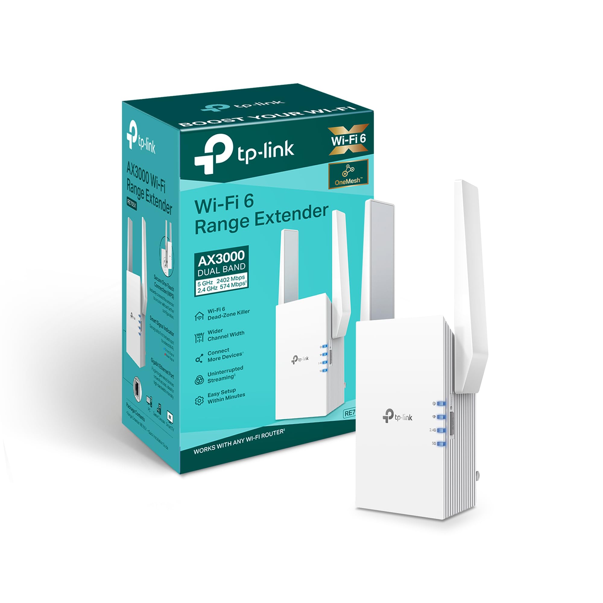 Amazon.com: TP-Link AX3000 Dual-Band Wi-Fi 6 Range Extender