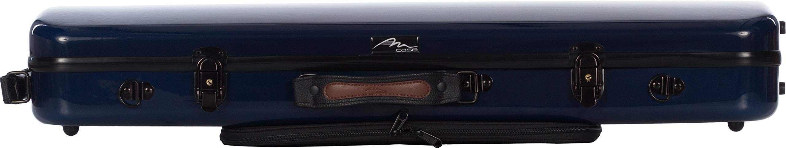Geigenkoffer Glasfaser Oblong 4/4 navy blue - cream M-Case