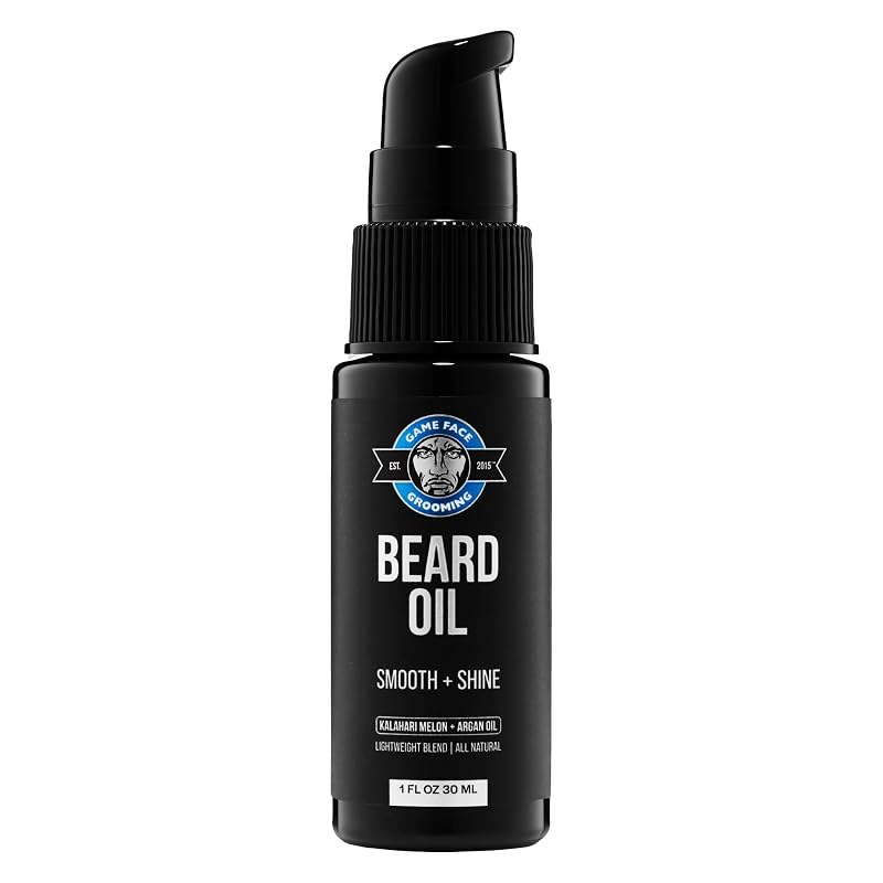 Game Face Products, Inc Óleo para Barba e Bigode Eucalipto e Sal Marinho, 30 mL