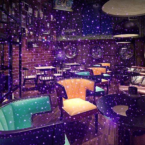 Image of USB Star Projector Night Light, Adjustable Romantic Blue Interior Car Lights, Bending Freely Portable Auto Roof Lights Decoration for Ceiling, Bedroom, Party