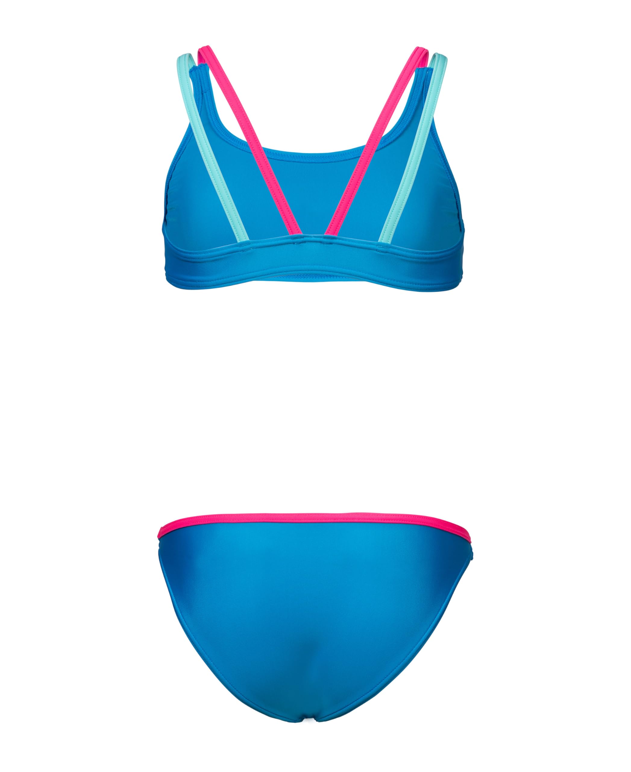 ARENA Feel Girls' Solid Two Piece Tweens Casual Bikini Pool Or Beach Bathing Suit Costume a Due Pezzi Bambine e Ragazze (Pacco da 1)