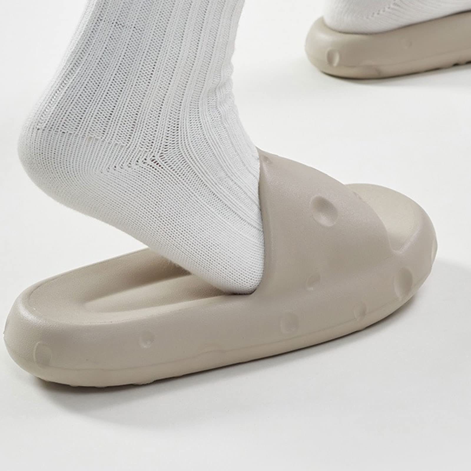 KKXXYQFC Sandalias para Hombre y Mujer, Zapatos de Plataforma, tobogán de Interior Suave para Mujer, Sandalias Antideslizantes de Verano, Zapatos de baño para Mujer, Ducha