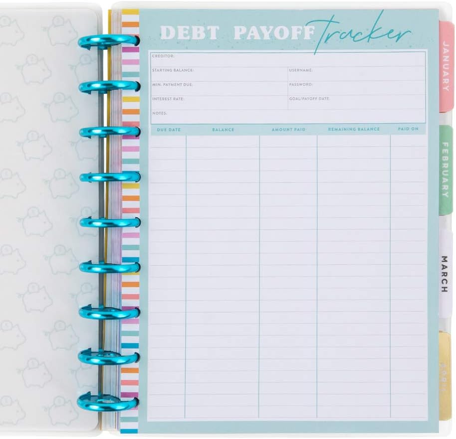 Unlock Your Savings: A Review of The Happy Planner Debt Payoff Tracker Classic Filler Paper