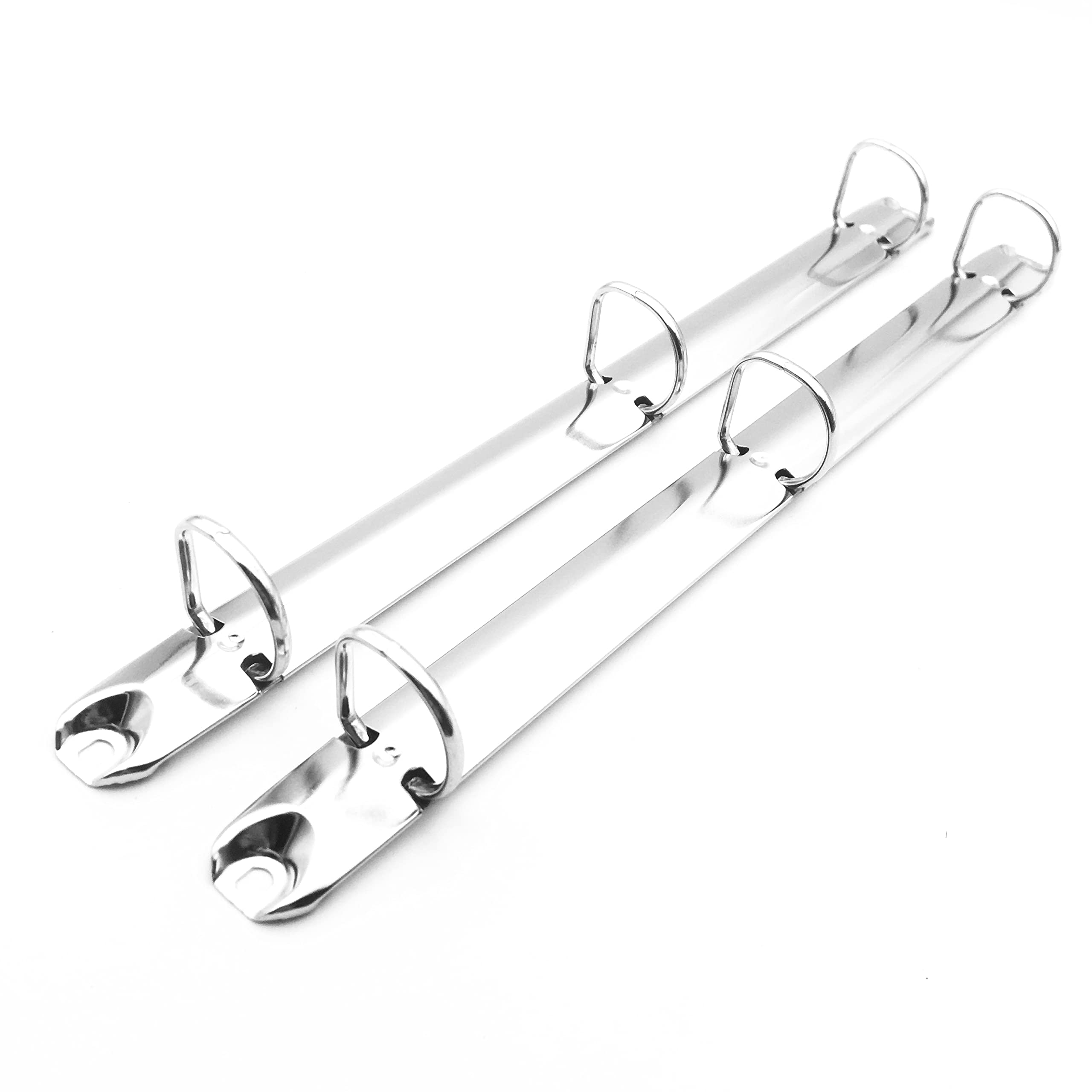Shuokecrafts 2Pack Letter Size 3 D-Rings Binder Mechanism Without Trigger, 11 inch Sheet Size, No Boosters (0.8 inch)
