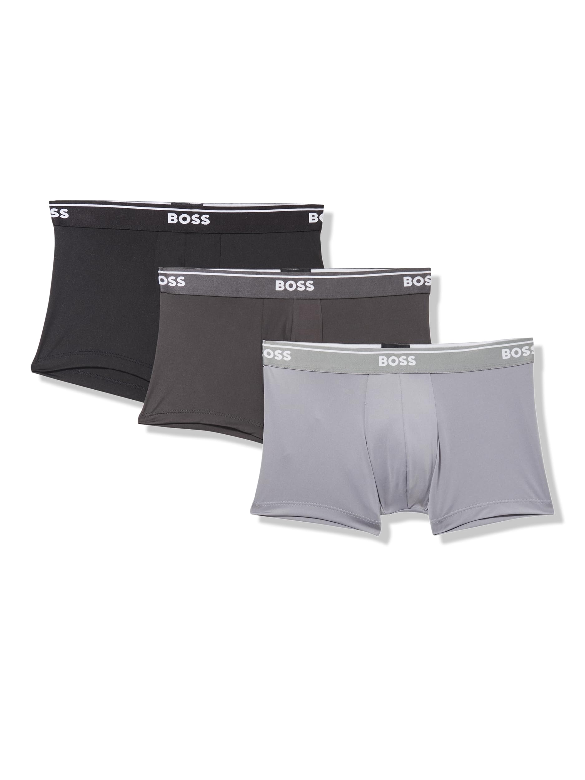 

                                                    BOSS, 3 Pack Sky Microfiber Trunk, Medium Grey, Me