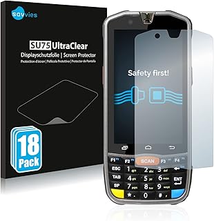 Savvies Screen Protector compatible with Point Mobile PM66 Protection Film Clear 18-Pack