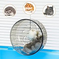 Vista 4 de Mini ruedas de ejercicio silenciosas para hámsters de menos de 4 pulgadas, 3.9 in de longitud, juguetes para hámster, pelota de hámster, bola