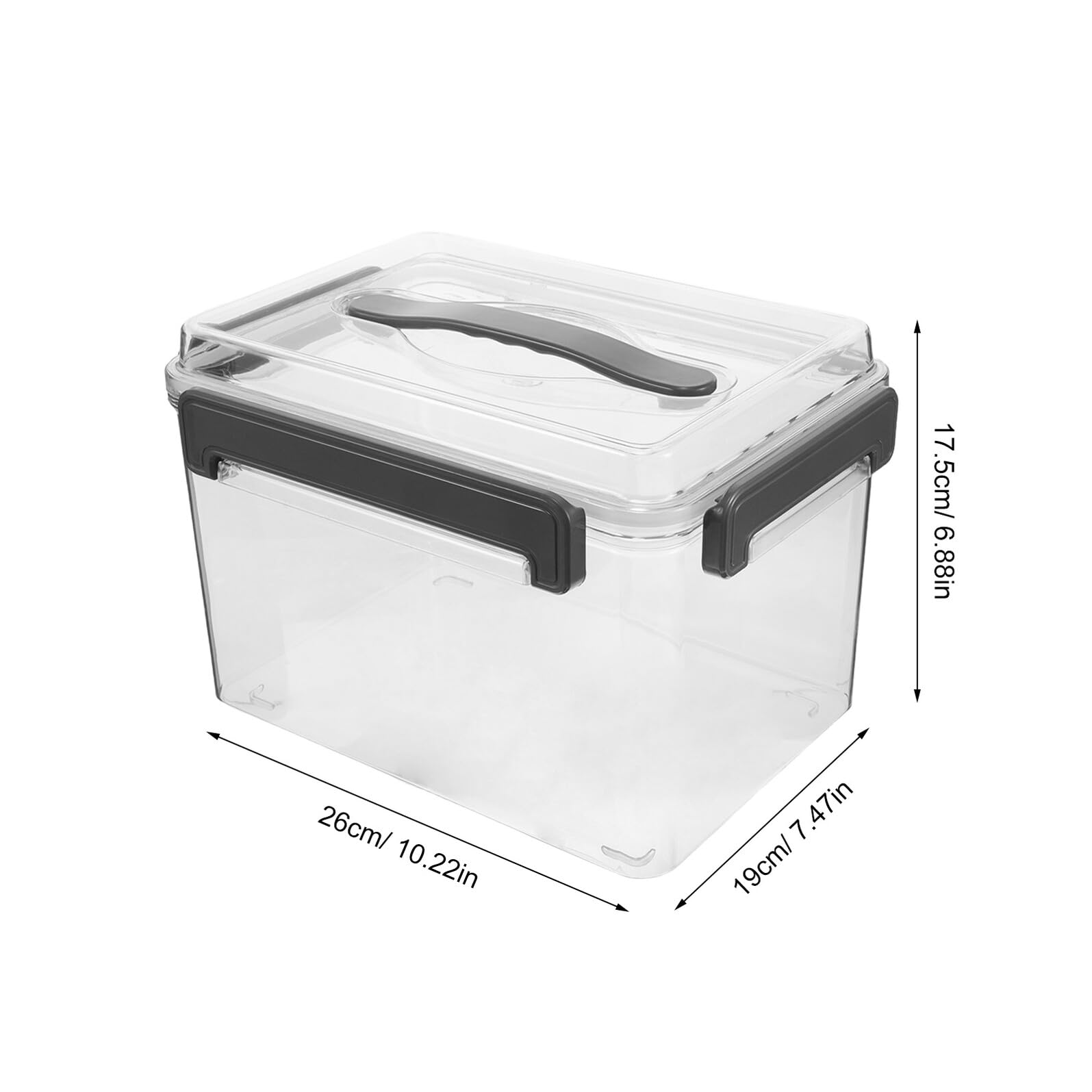 Acryl Objektivbox Transparente Aufbewahrungsbox für Kameraobjektive | Objektivfilter und Kameraobjektiv, Leichtes Kunststoffgehäuse, Unterwegs und Reisen Nutzbar