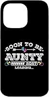 Vista 21 de Soon to Be Aunty 2027 Loading for Pregnancy Announcement Case for iPhone 17