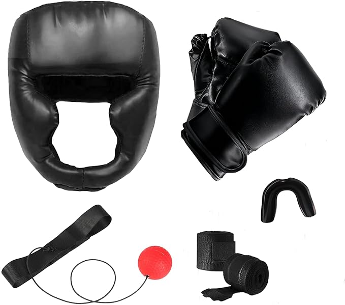 Guantes de Boxeo Entrenamiento Cuero Sintético