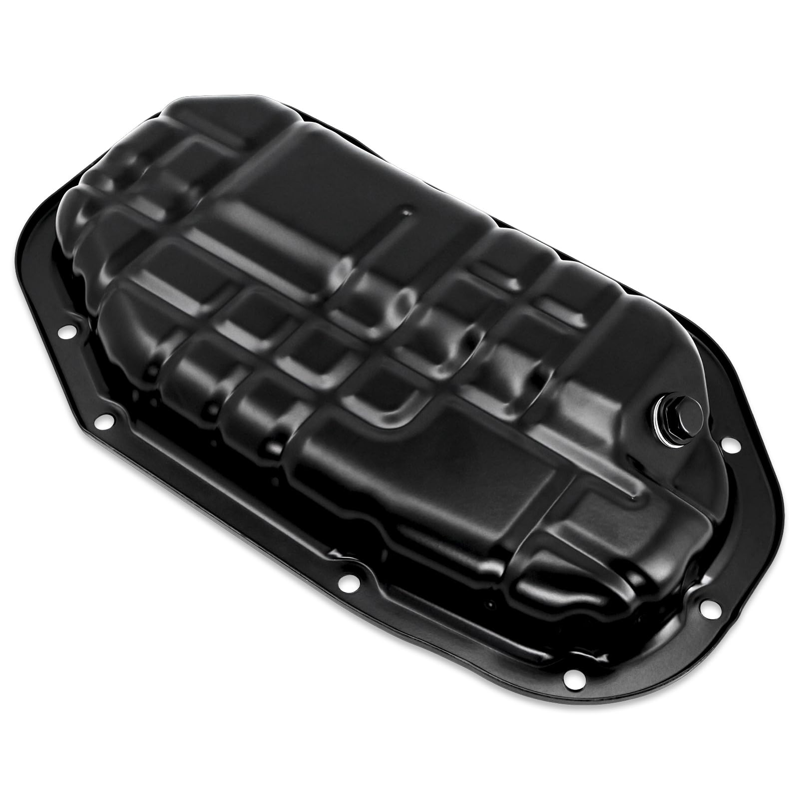 Photo 1 of Lower Engine Oil Pan with Drain Plug, Compatible with Nissan 350Z 370Z ? INFINITI EX35 EX37 FX35 FX37 G35 G37 M35 M37 Q40 Q50 Q60 Q70 Q70L QX50 QX70, 3.5L 3.7L, Replace# 11110-JK20C
