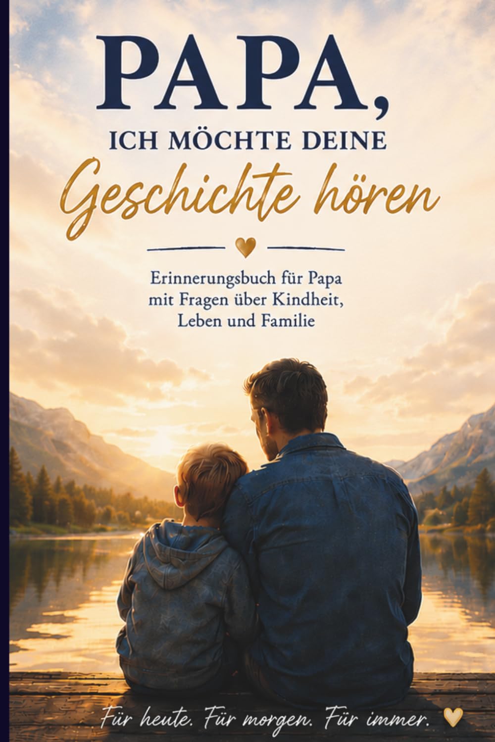 Papa, ich möchte deine Geschichte hören: Erinnerungsbuch für Papa mit Fragen über Kindheit, Leben und Familie – Persönliches Geschenk für Vater (Geschichten fürs Leben)
