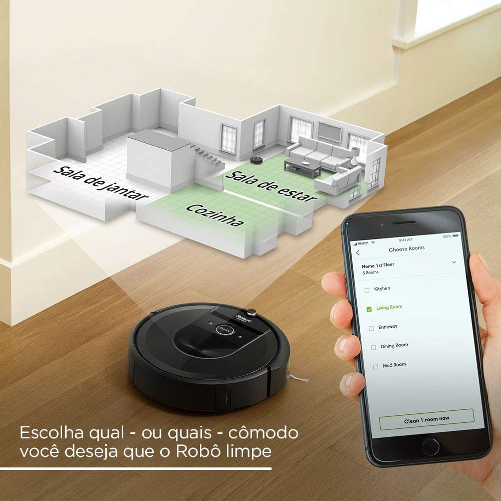 iRobot Robô Aspirador Roomba i7, Compatível com Alexa | Amazon.com.br