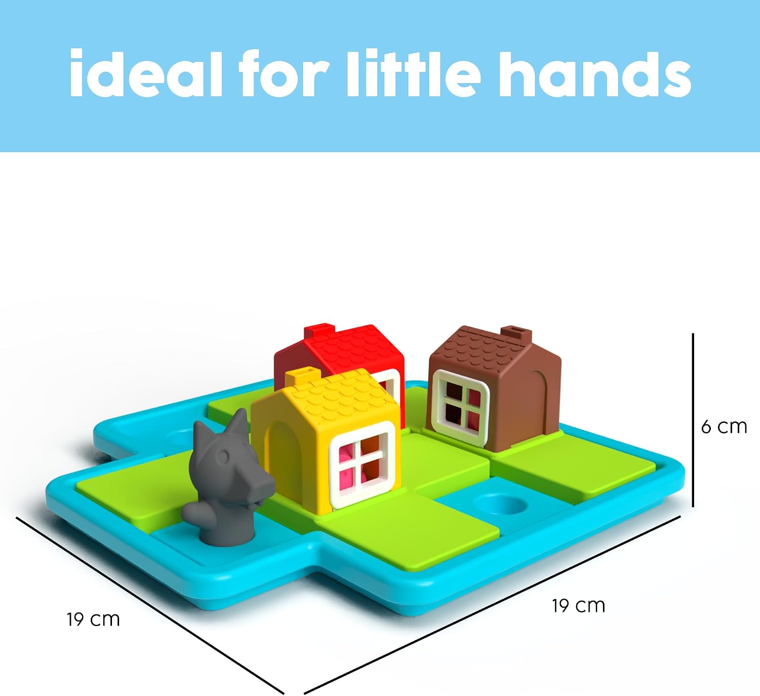 SmartGames Three Little Piggies Deluxe dimensions