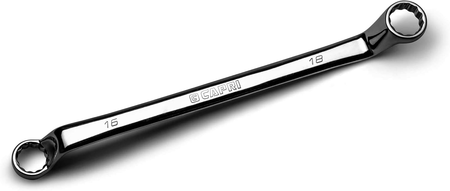 Capri Tools 22 x 24 mm 75-Degree Deep Offset Double Box End Wrench