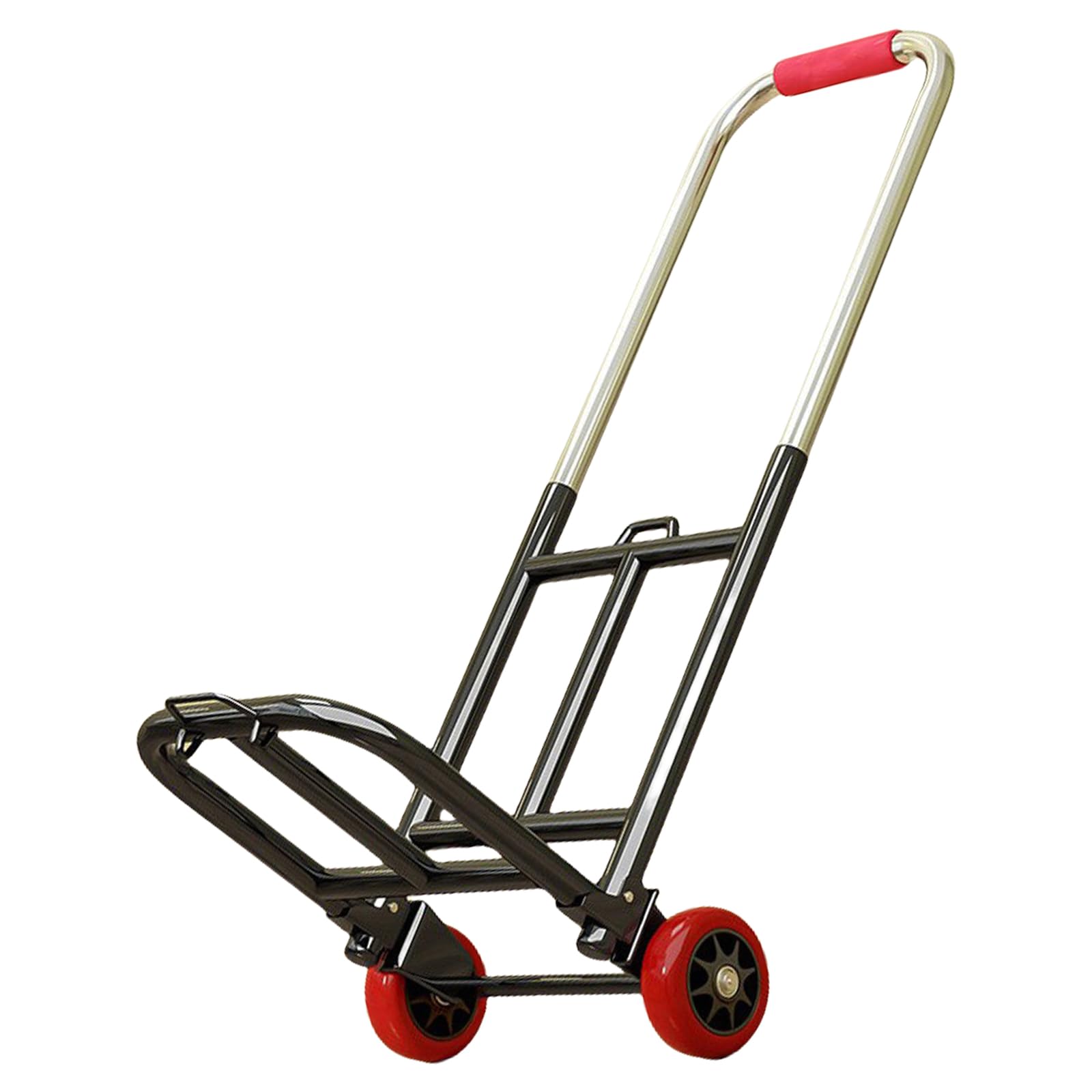 Chariot Pliable Portable En Alliage D'aluminium - Diable Léger Avec Roues, Pour Courses, Voyages, Déménagement