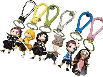 Amazon.co.jp: [FURLOU] 鬼滅の刃 キーホルダーセット 炭治郎 善