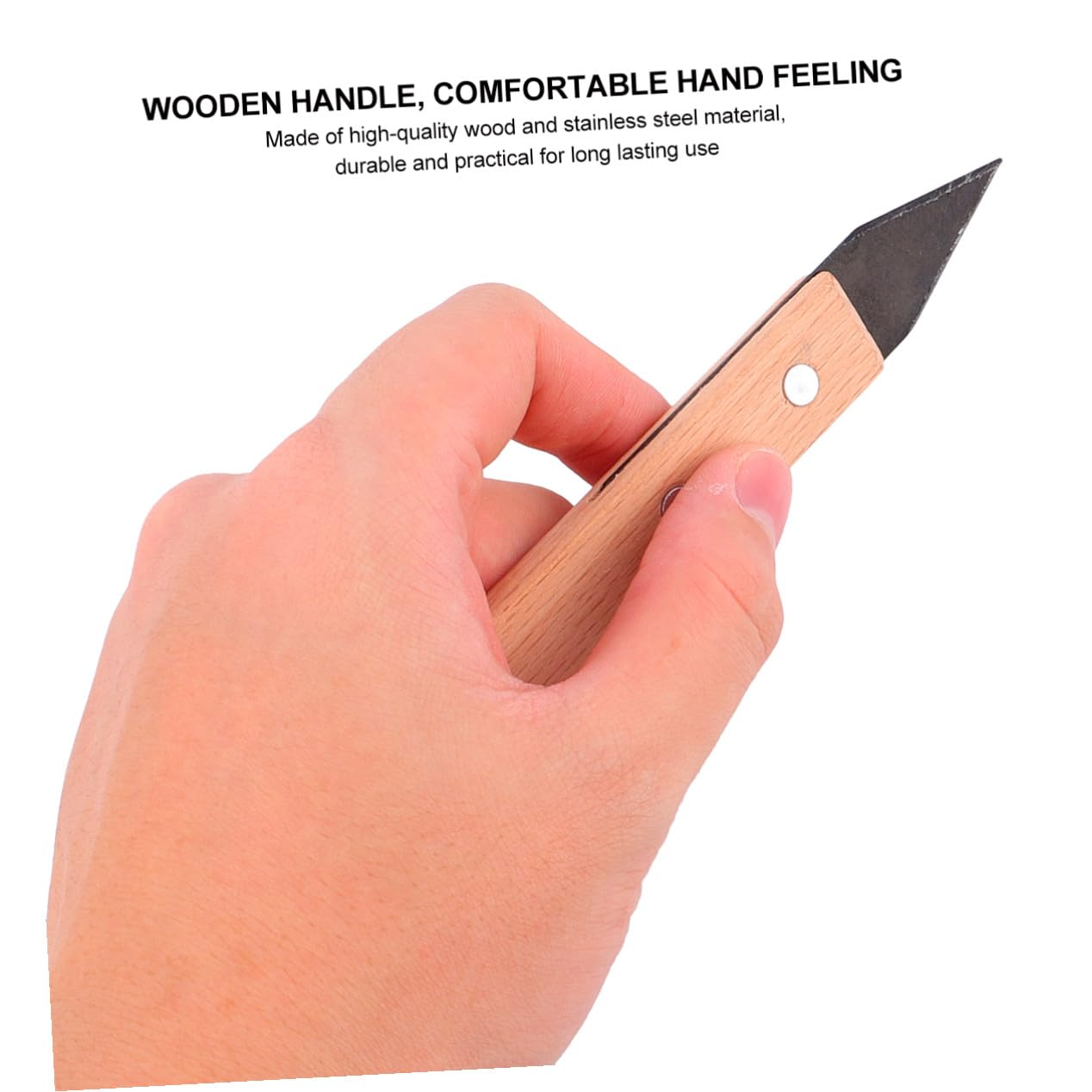 Gatuida Juego de Herramientas de Cerámica y Esculpir Arcilla, Acero Inoxidable Mango de Madera, 8 Piezas, para Artistas Manuales, Uso en Modelado y Escultura, Adecuado Color Aleatorio