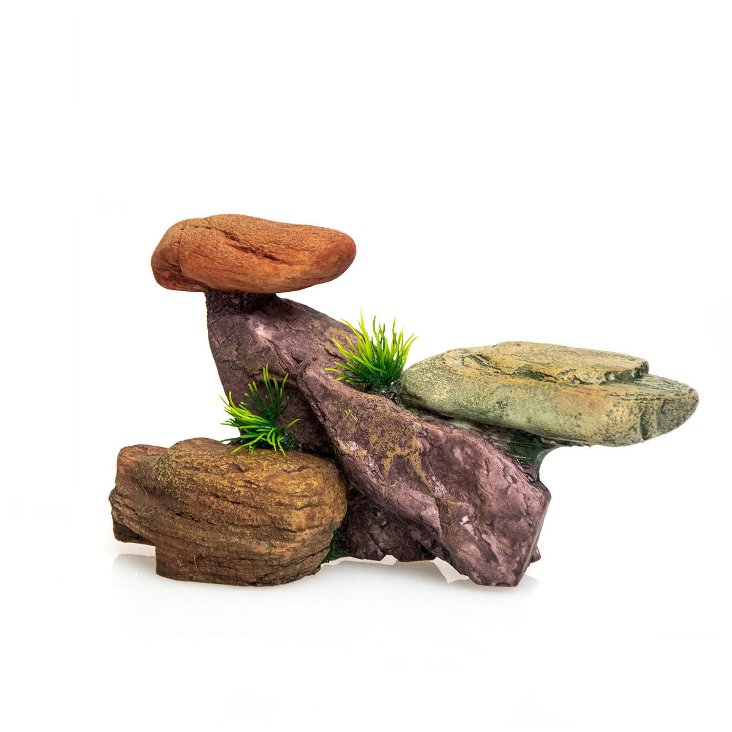 Mipukbay Large Aquarium Decor Rock Resin Fish Tank Artificial Stone Ornament for Freshwater Saltwater Safe Landscape Hideout for