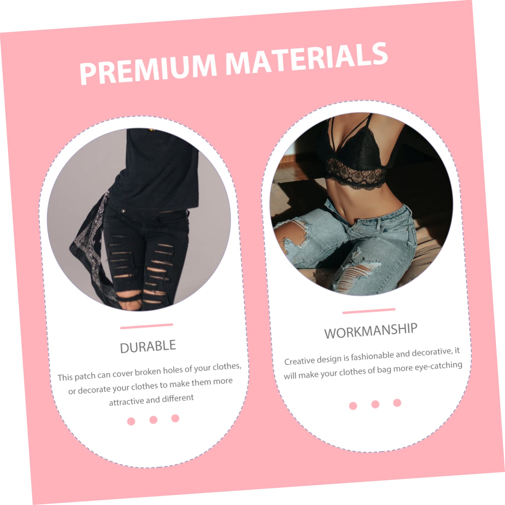 Angoily 4 Set Toppe Decorative Per Abbigliamento Disegni E Per Riparazioni E Decorazioni Shirt Cappotti E Accessori Materiale Sicuro E Facili Da Applicare Cucitura 12 Pezzi*4