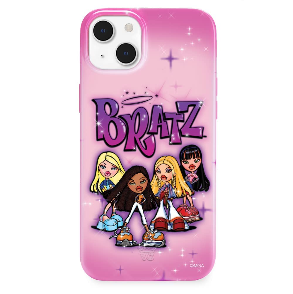 Velvet Caviarx Bratz for iPhone 14 Case - Compatible with MagSafe - 10ft Drop Tested - Pink, Airbrush Angels
