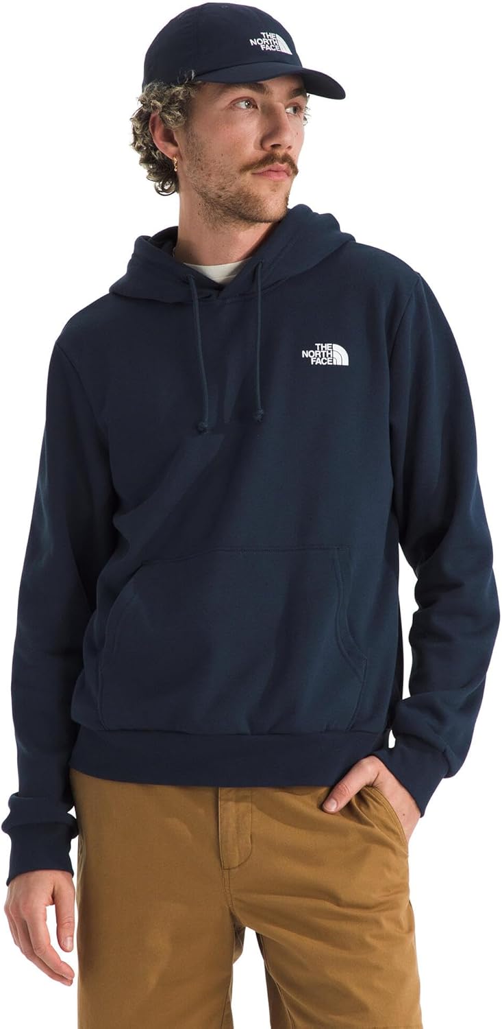 THE NORTH FACE Men's Evolution Box NSE Hoodie | Sweatshirt With 2 Piece Hood, Adjustable Drawcord, Kangaroo Hand Pocket