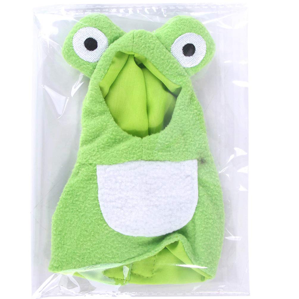 Toyvian Bird Costume for Birds Funny Parrot Clothes Frog Shape Hoodie Parrot Clothes for Festival Home Party Halloween (Size M) (B098MJ6W13) Amazon Price History, Amazon Price Tracker