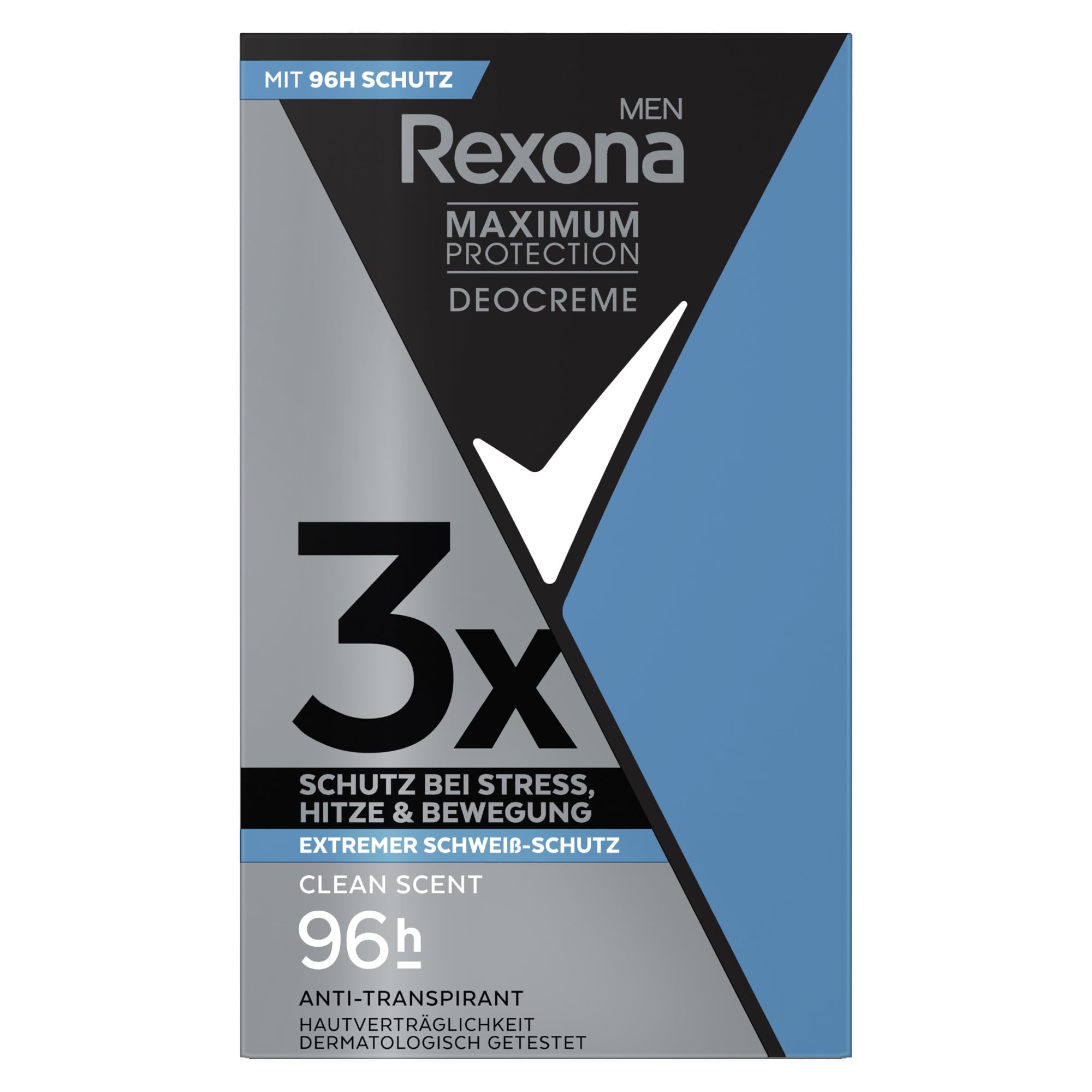 Rexona Men Maximum Protection Anti Transpirant Deo Creme Clean Scent 45 ml