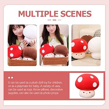 おもしろくかわいいキノコの妖精 ぬいぐるみ アーティスト 創作人形 海外作家様 MPAMF0129WH_00_L.jpg