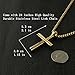 HZMAN Baseball and Baseball Bat Cross Sports Pendant, I CAN DO ALL THINGS STRENGTH Bible Verse Stainless Steel Necklace