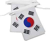 Vista 301 de Guatemala 19.7 ft BUNTING Flag 20 banderas 9'' x 6'' - Banderas de cuerda guatemalteca 5.9 x 8.3 in - AZ FLAG