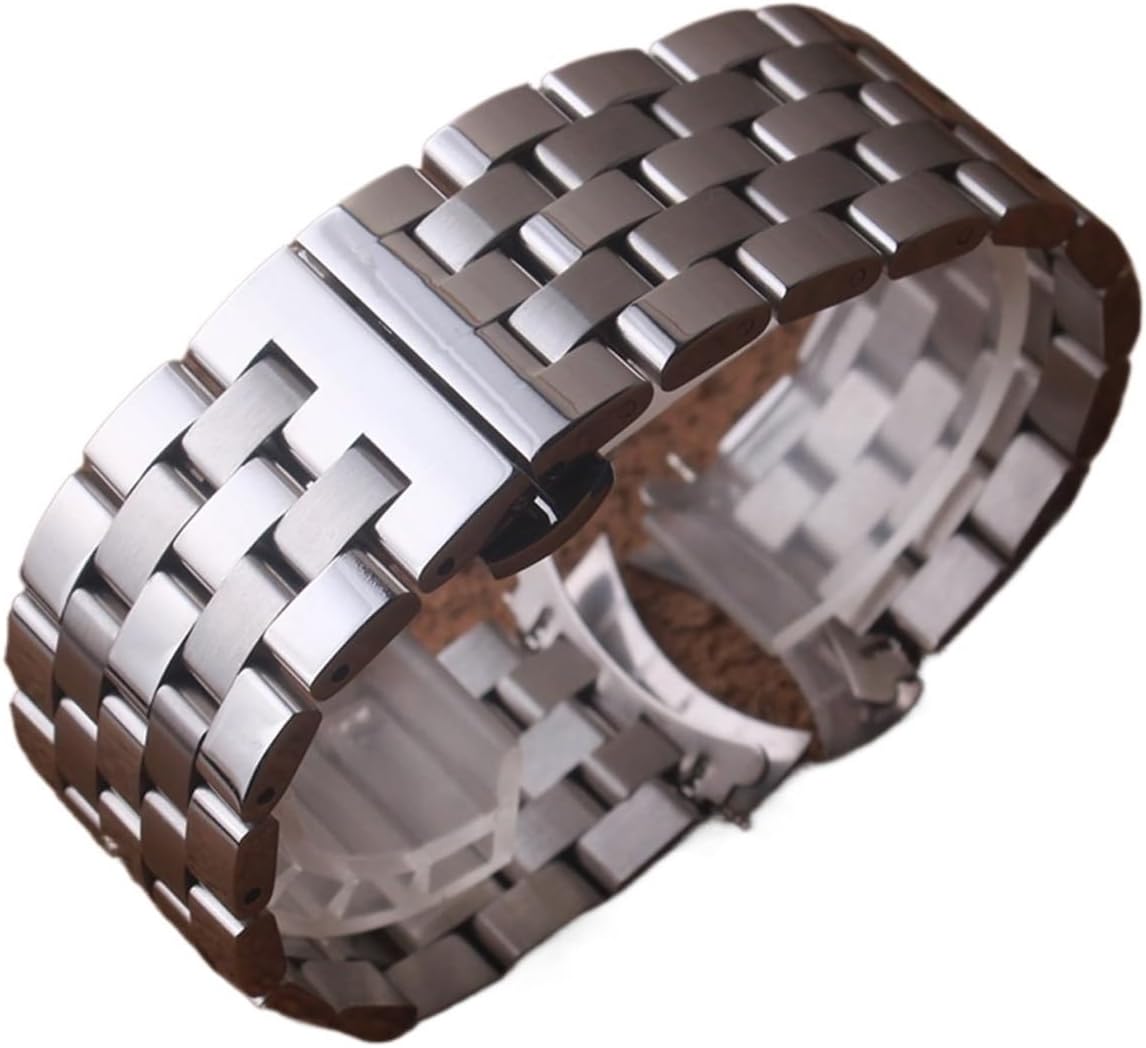 Watchbands Compatible With Wrist Watch Accessories Strap Bracelet Stainless Steel 16 18 19 20 21 22mm