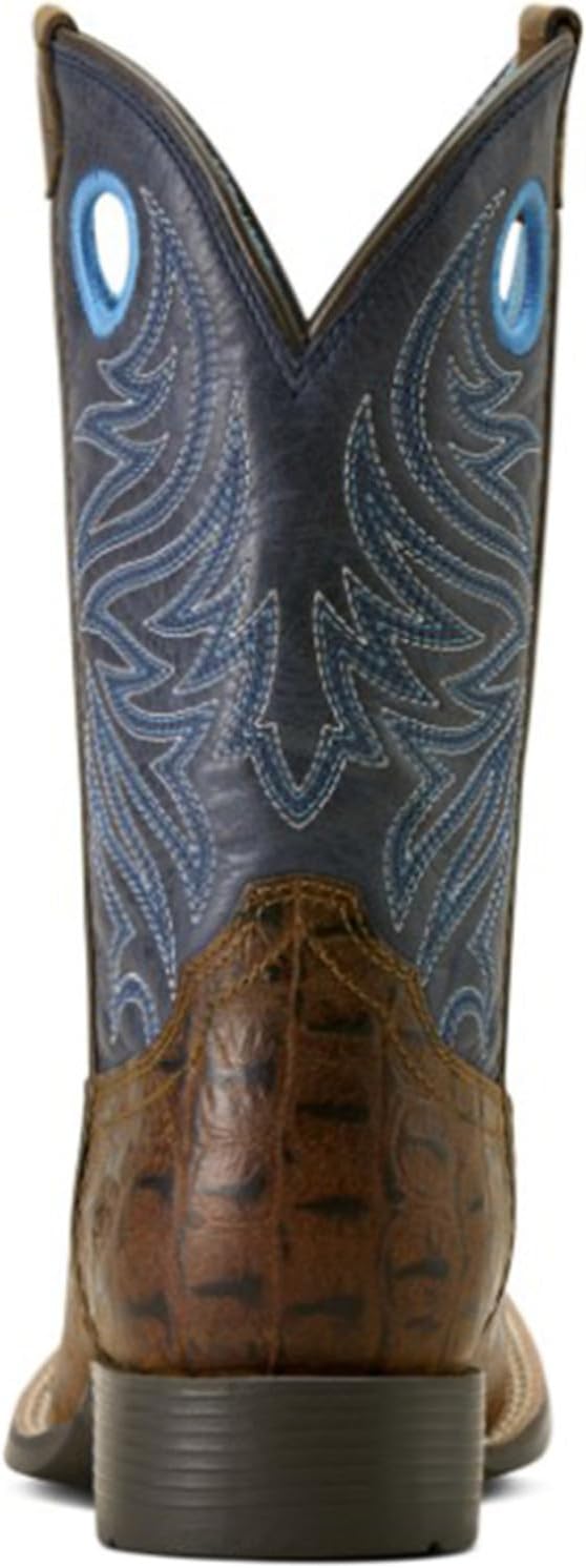 ARIAT unisex-child Knox Wide Square Toe Western Boot