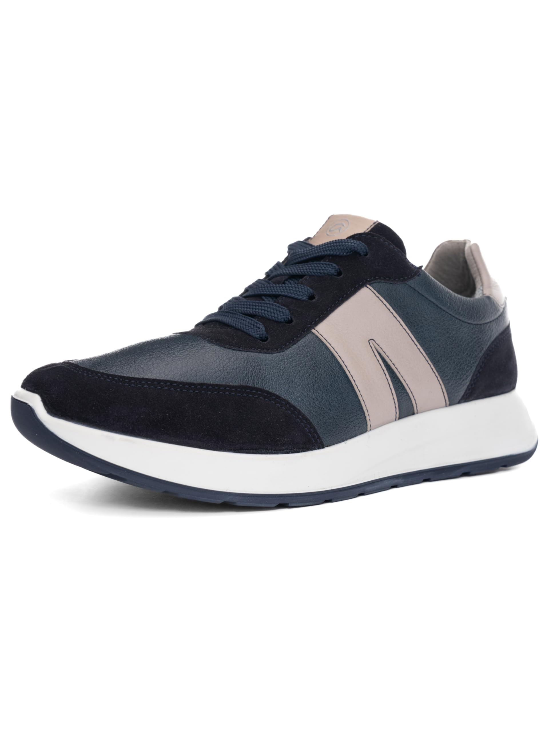 ARA Men's Matteo Sneaker, Blue Pebble, 10.5 UK