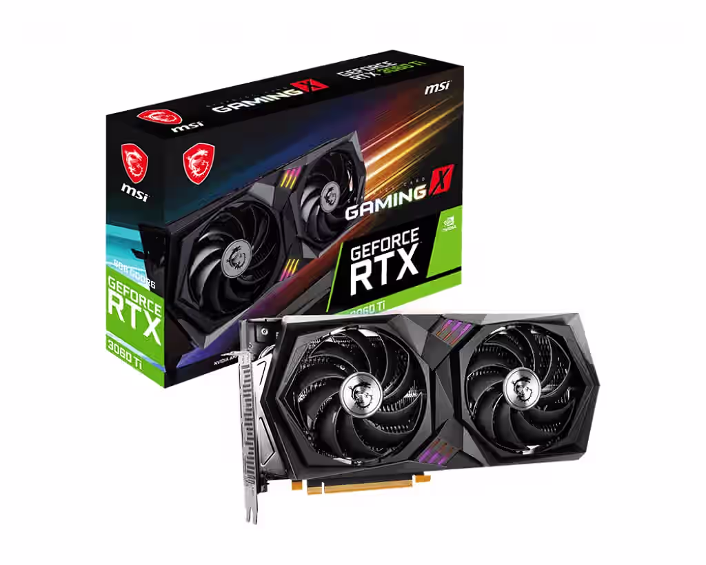MSI RTX 3060 TI Gaming X Grafikkarte Schwarz GeForce RTX 3060 Ti GAMING X 8G LHR