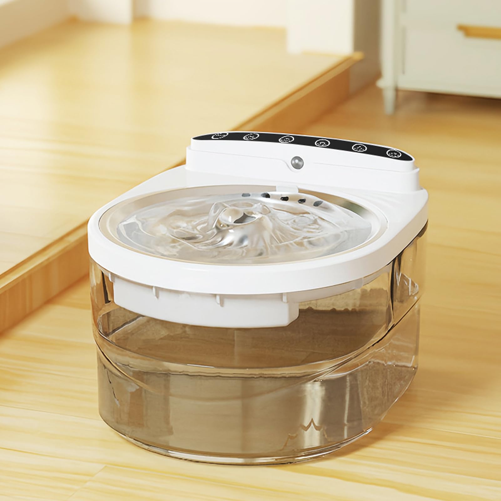 Fontana per gatti, 3 l, silenziosa, wireless, automatica, fontana d'acqua rimovibile per gatti, cuccioli, cani, irrigazione per interni, casa, soggiorno, balcone