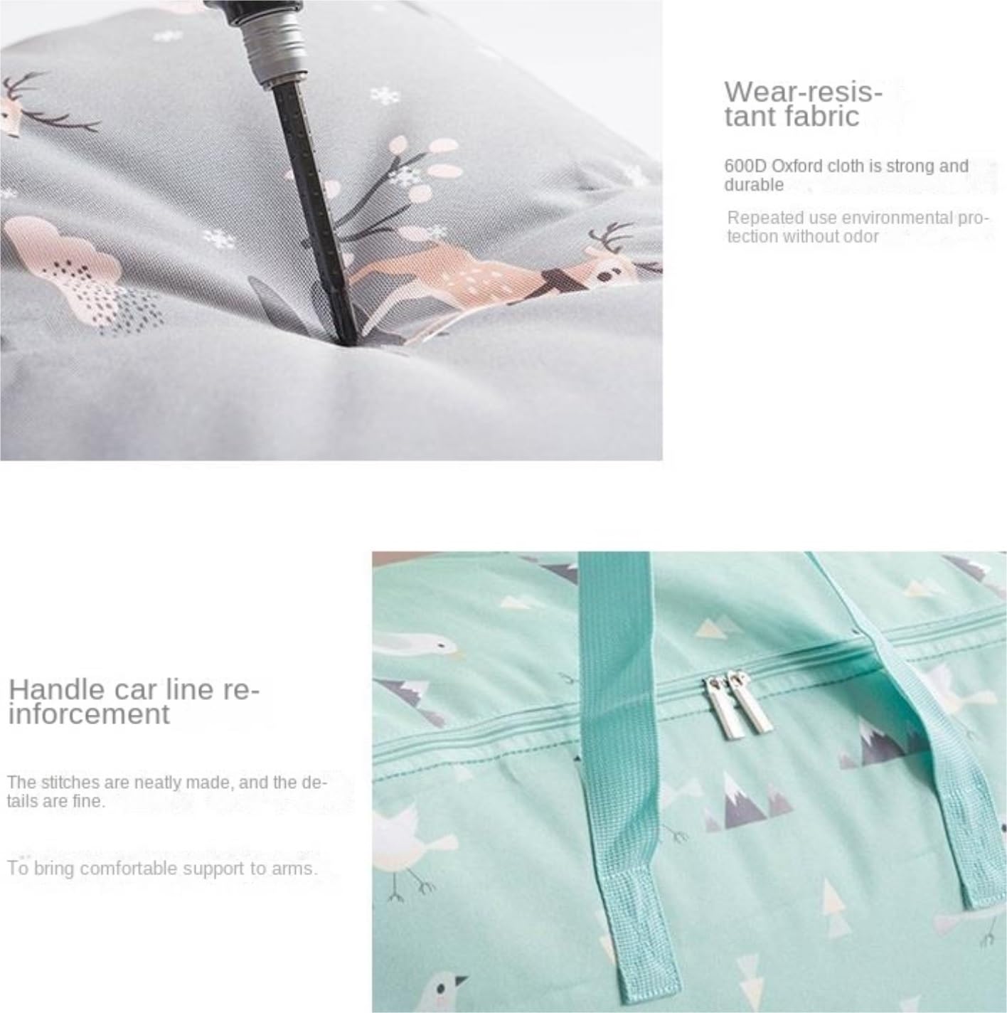 Cajas Almacenaje Organizador Armario Bolsa De Almacenamiento De Ropa Para Edredón, Organizador De Ropa Para Armario, Caja De Almacenamiento Para Ropa, Edredón Bolsas Almacenaje Ropa Mantas(Grün,70*50*