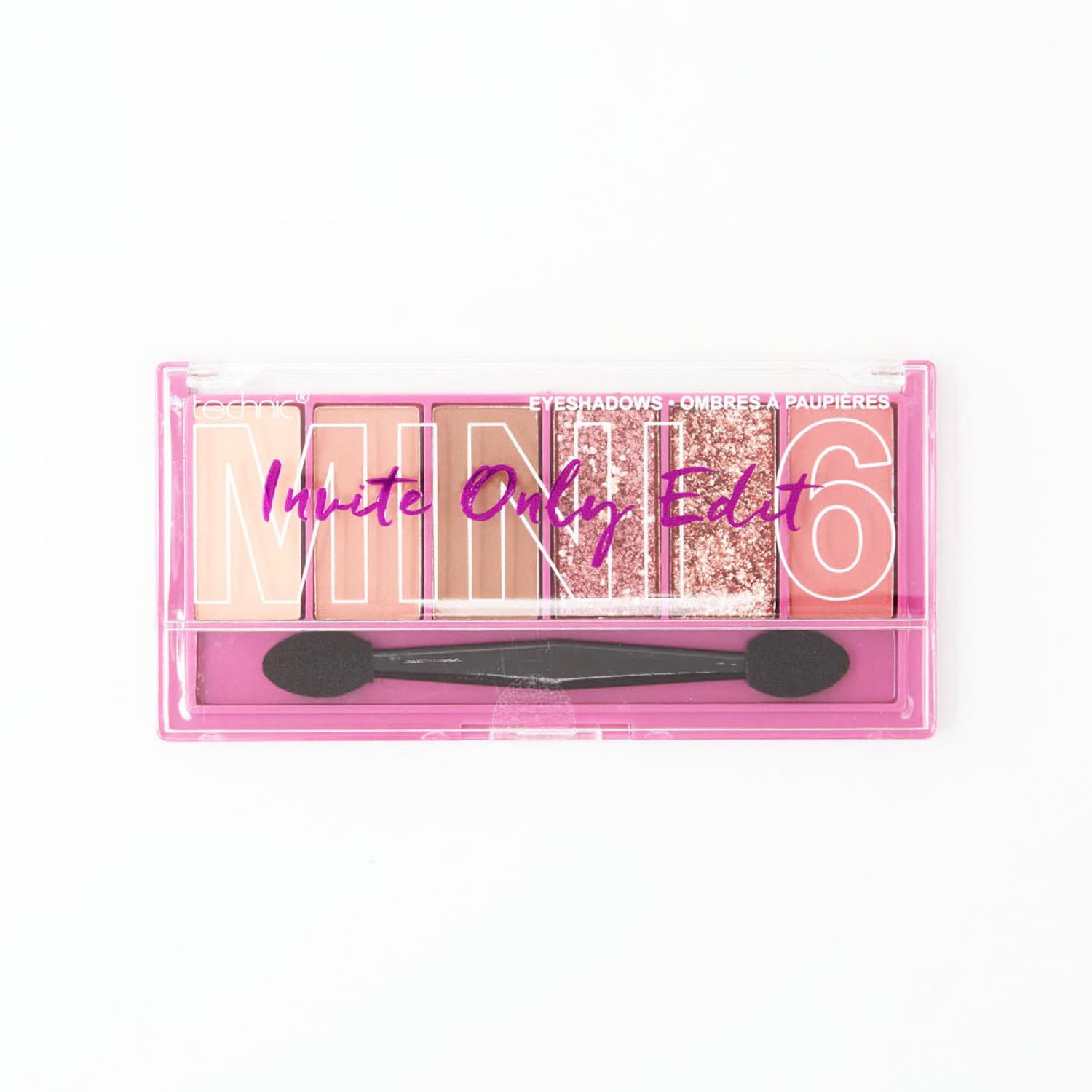 Technic Mini Edit 6 Eyeshadow Palette – Invite Only | 6 Highly Pigmented Shades | Matte & Shimmer Finishes | Blendable, Long-Lasting Eye Makeup | Vegan & Cruelty-Free